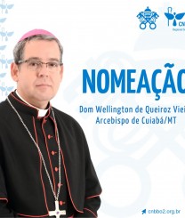 MENSAGEM DOS BISPOS DO MATO GROSSO AO NOVO ARCEBISPO DE CUIABÁ, DOM WELLINGTON DE QUEIROZ VIEIRA