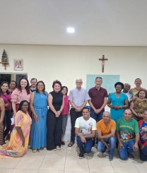 Encontro com o Conselho de Pastoral Paroquial durante a Visita Pastoral do Bispo Diocesano Dom Jacy a Poconé-MT nos dias 17 a 19/07/2026