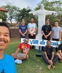 Seminaristas da Doicese São Luiz de Cáceres visitam a Fazenda Esperança em Poconé no dia 06/09/2026