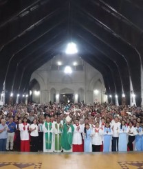 A visita de Dom Paulo Antônio de Conto, que foi o 4º Bispo de nossa Diocese