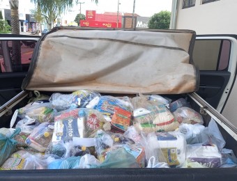 Donativos da paróquia São José, de São José dos Quatro Marcos