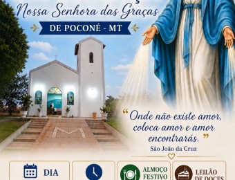 Oitavo aniversário da Fazenda da Esperança em Poconé