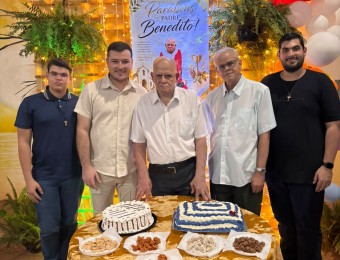 Paróquia São Sebastião e Seminário Propedeutico celebram o aniversário do padre Benedito no dia 17/08/2026.