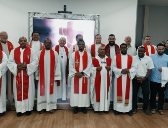 Padres da Diocese São Luiz de Cáceres presentes na formação do clero do Mato Grosso