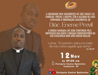 Ordenação presbiteral do Diácono Eneme