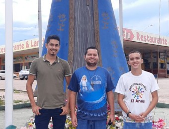  3 jovens no seminário Bom Pastor (Propedeutico)