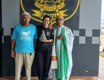 Padre Hilário junto com a pastoral carcerária promovem celebração 