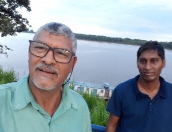 Padre Vylson em Novo Aripuanã na Prelazia de Borba-  Amazônia