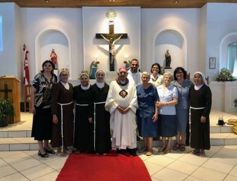 Celebração dos 40 anos de presença missionária das irmãs Franciscanas de Nossa Senhora Aparecida