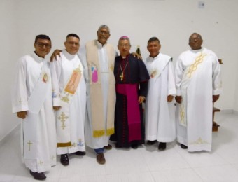 Volta do pe. Vylson a Diocese de Cáceres 